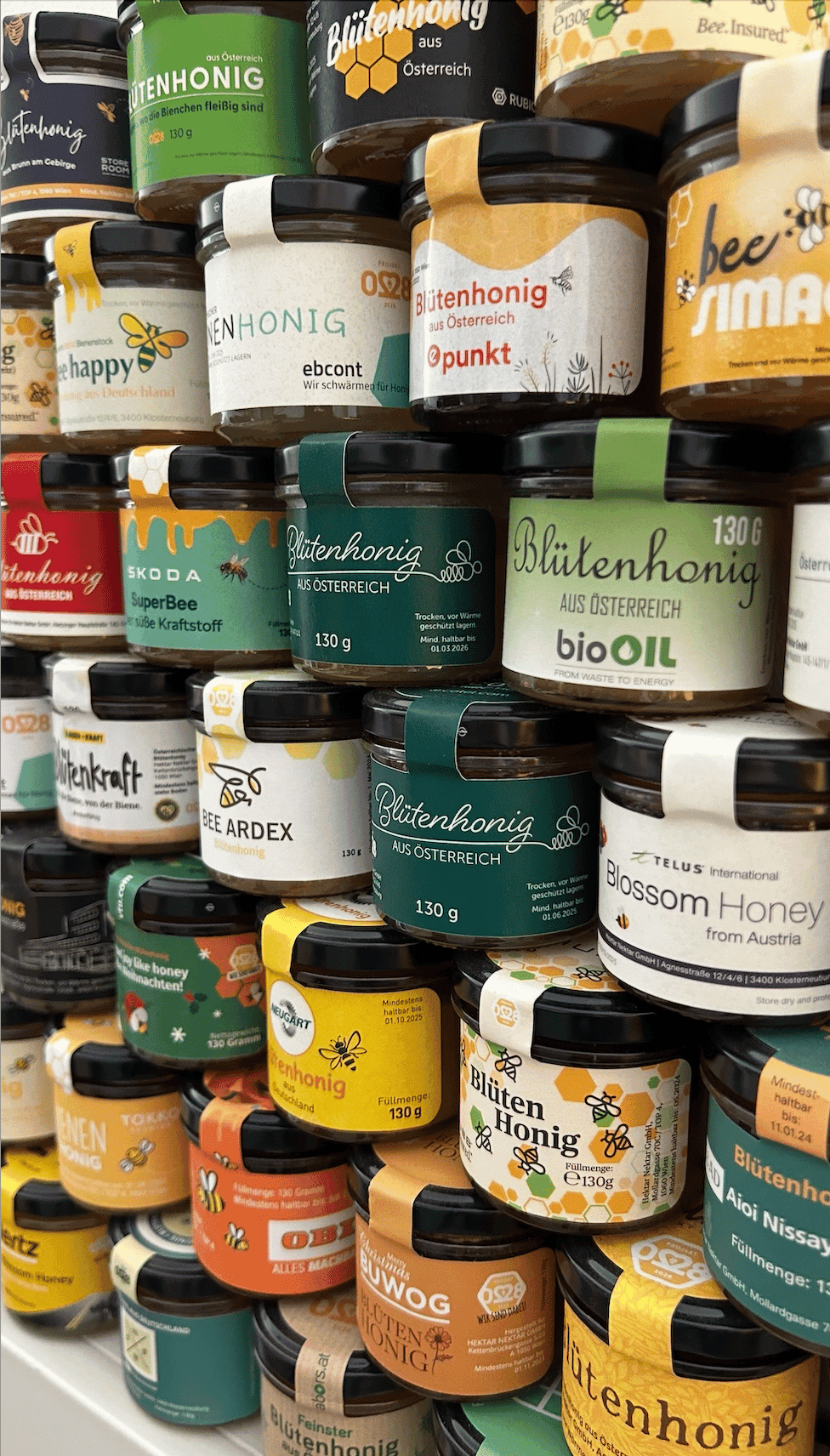 Firmenhonig Gläser mit individuellem Branding